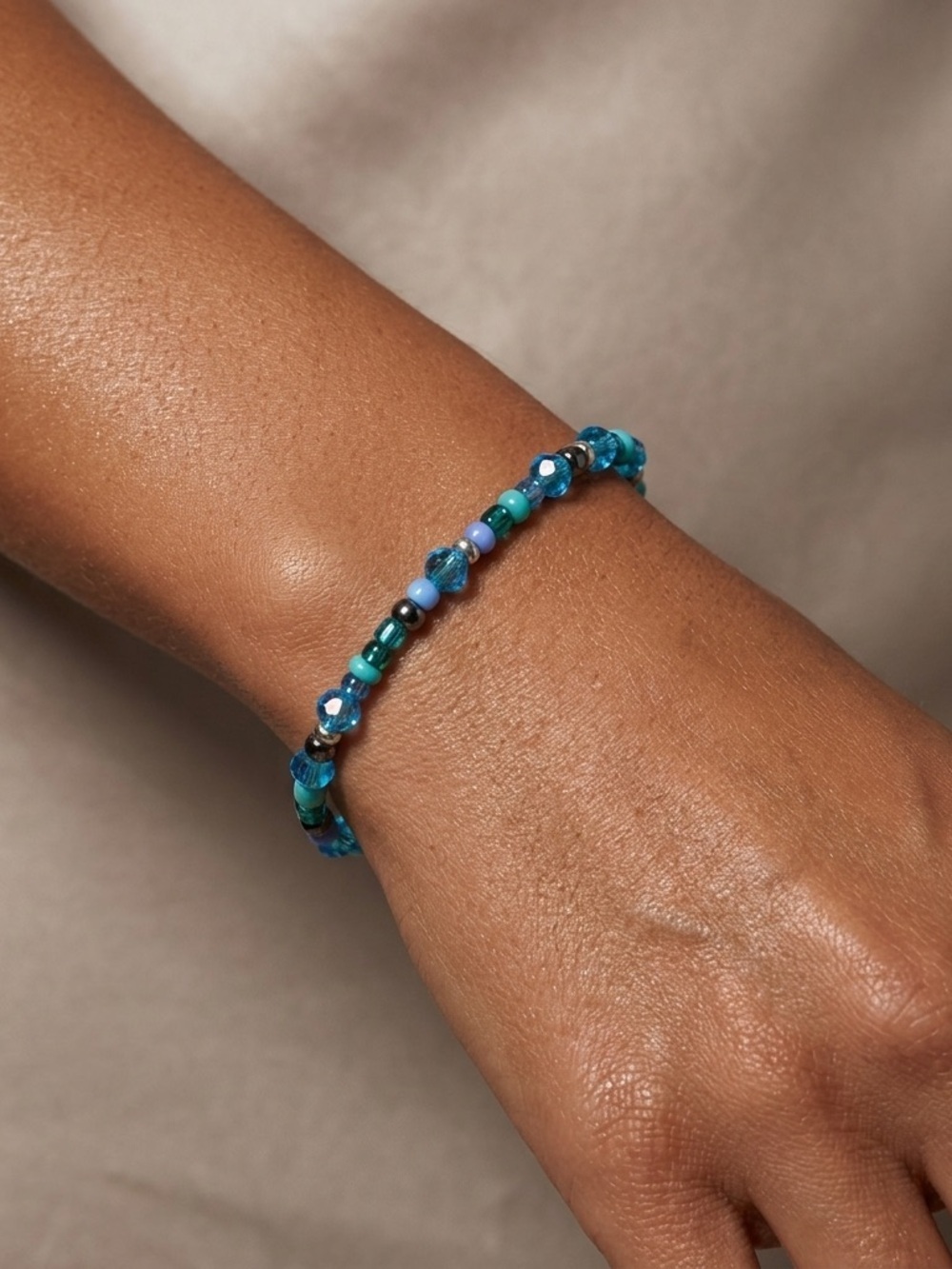 Handcrafted Minimalist Beaded Bracelet